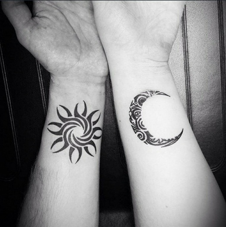 Fotos e ideias de tatuagens para casal para você se inspirar